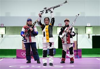 中 양첸, 여자 10m 공기소총 1위...도쿄올림픽 첫 금메달