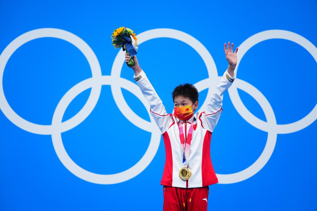 다이빙——여자 10m 플랫폼 결승: 中, 금∙은 휩쓸어