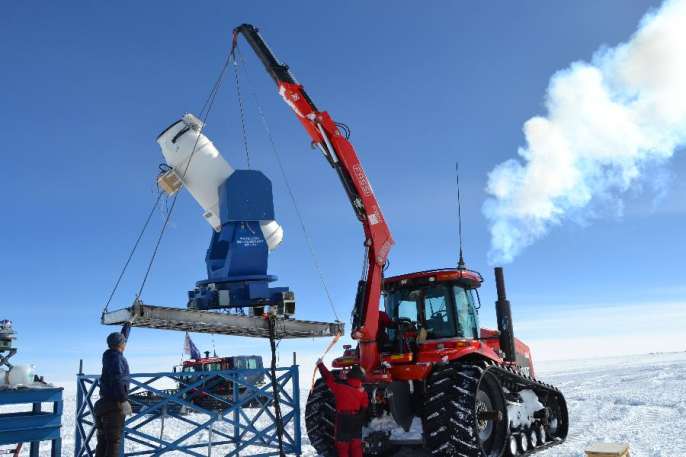 中 두번째 "AST" 망원경 남극에 배치