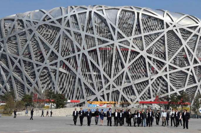IOC 실사단 베이징서 경기장 실사
