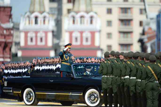 러시아 대조국전쟁 승리 70주년 기념 열병식 개최
