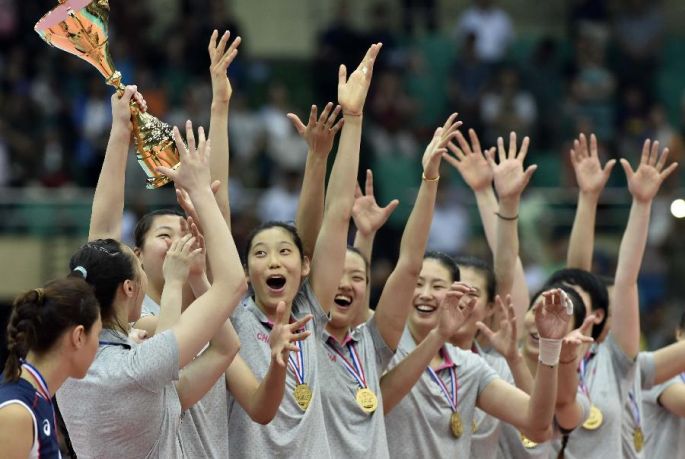 배구-아시아 선수권 대회, 중국 여자팀 우승
