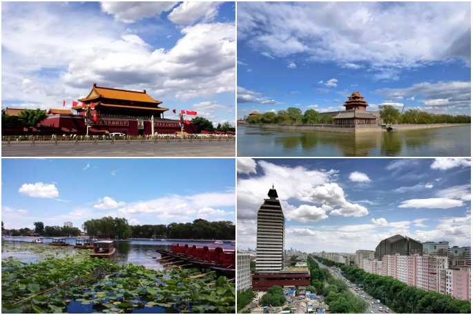 베이징의 푸른 하늘...보이는 곳마다 한폭의 그림 같아