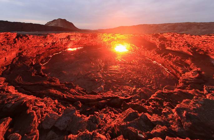 세계에서 가장 장대한 화산 폭발 장면