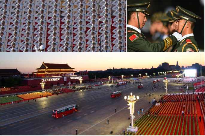 항전승리 70주년 기념 행사를 앞둔 베이징