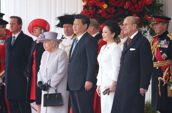 시진핑 주석, 엘리자베스 2세 영국 여왕이 개최한 환영식 참석