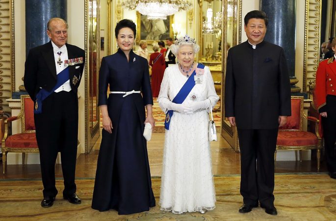 시진핑 주석, 영국 여왕의 환영 만찬 참석