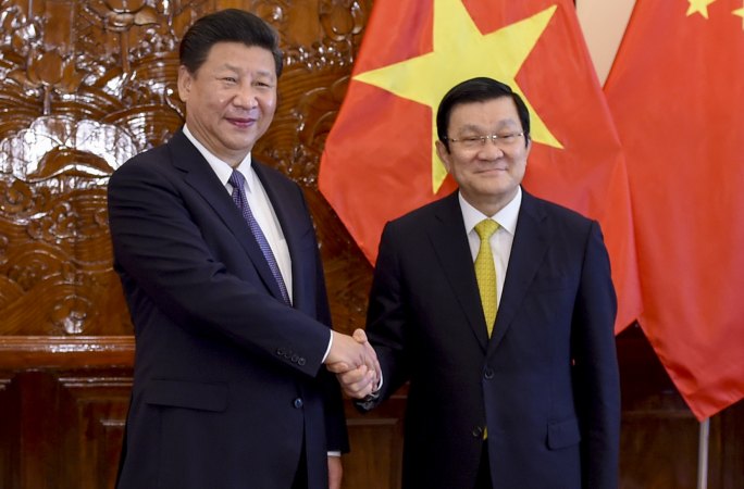 시진핑, 베트남 주석과 회담 가져