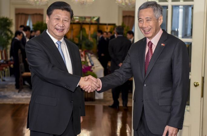 시진핑 中주석, 싱가포르 총리 회견
