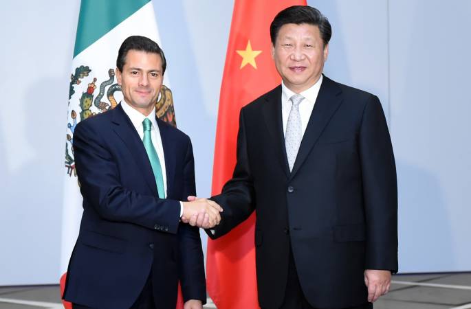 시진핑 中주석, 빼냐 멕시코 대통령 회견