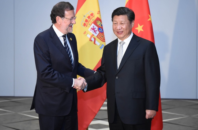 시진핑 中주석, 마리아노 라호이 스페인 총리 회견