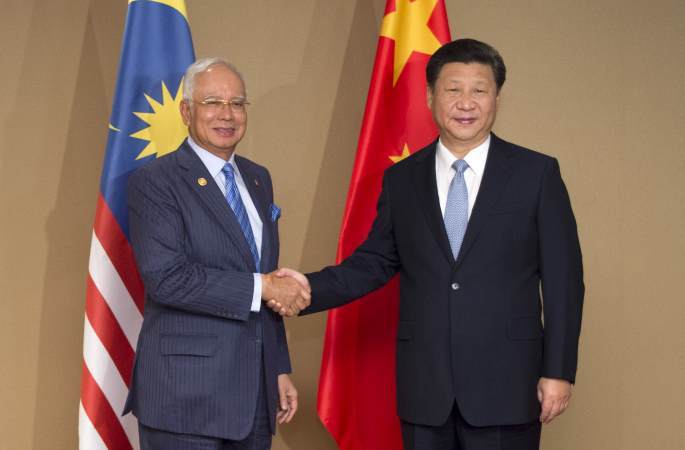 시진핑 中주석, 나지브 말레이시아 총리 회견