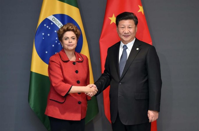 시진핑 中주석, 호세프 브라질 대통령 회견