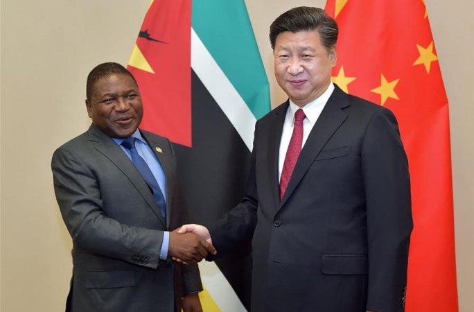 시진핑 中주석, 니우시 모잠비크 대통령 회견