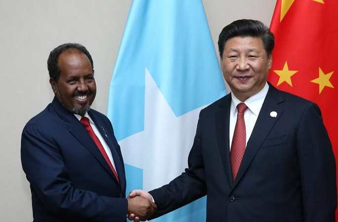 시진핑 주석, 마하무드 소말리아 대통령 회견