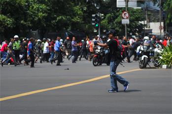 인도네시아 자카르타서 습격 사건 수차례 발생