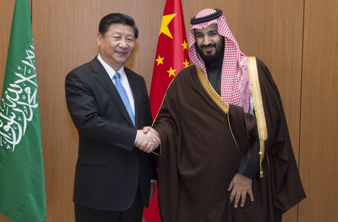시진핑 주석, 사우디 왕위 계승자 회견