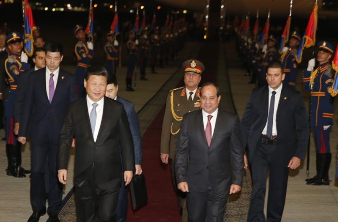 시진핑 주석, 카이로에 도착해 이집트에 대한 국빈방문 시작