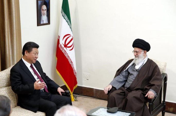 시진핑 中 국가주석, 하메네이 이란 최고지도자 회견