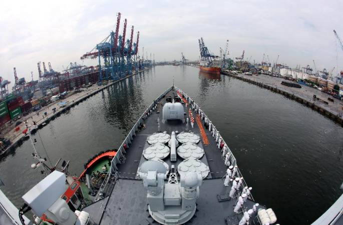 中해군 함정편대, 인도네시아 방문