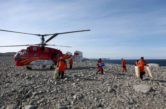 中 남극 로스해에서 새 기지 선정작업 진행
