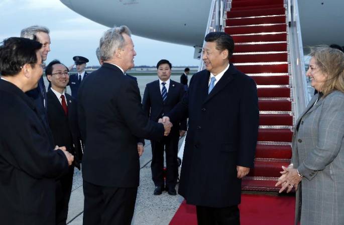 시진핑 中 국가주석 워싱턴 도착, 제4회 핵안보정상회의 참석