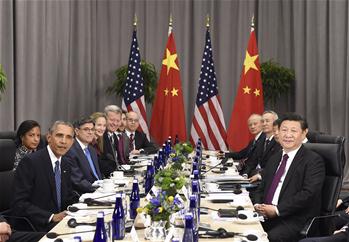 시진핑 中 국가주석, 오바마 美 대통령과 회담