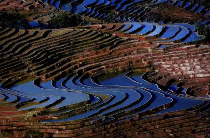 중국 다락밭--지구상에서 가장 아름다운 곡선