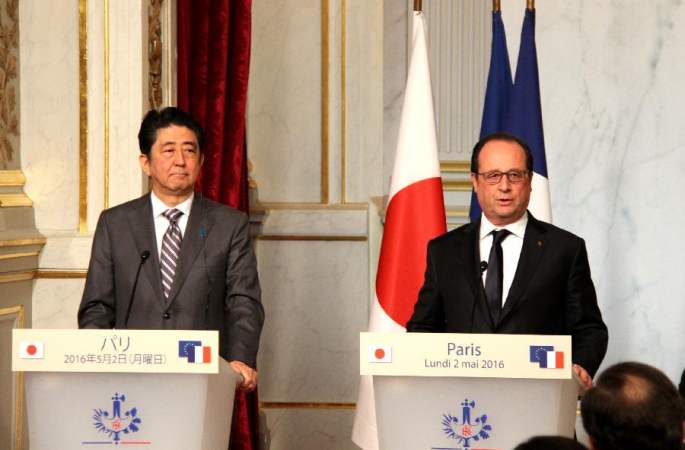 일본 총리 프랑스 방문