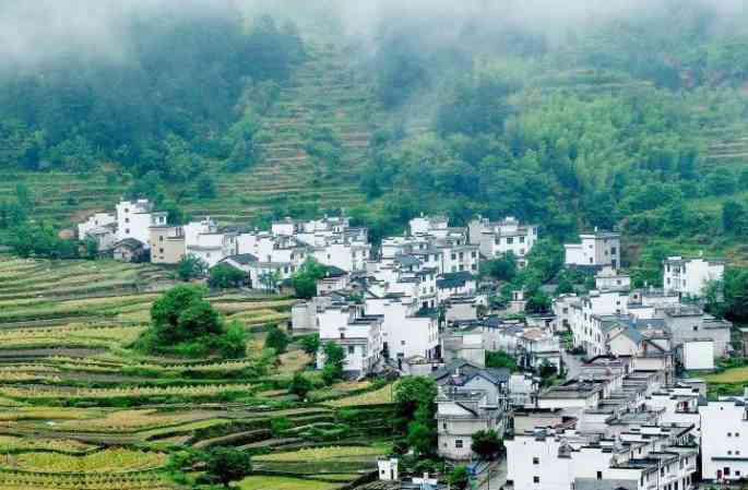 중국에서 가장 아름다운 마을--장시 우위안에 비안개 자욱하여 환상 세계 같아
