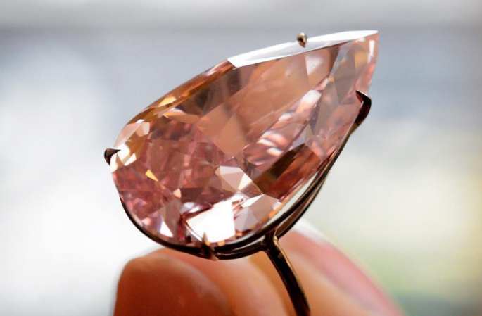 15.38캐럿 핑크 다이아몬드 경매, 최고 3800만달러 판매 예상