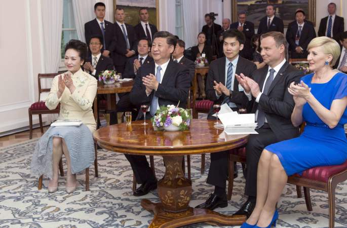(포토) 시진핑, 안드레이 두다 폴란드 대통령과 회담