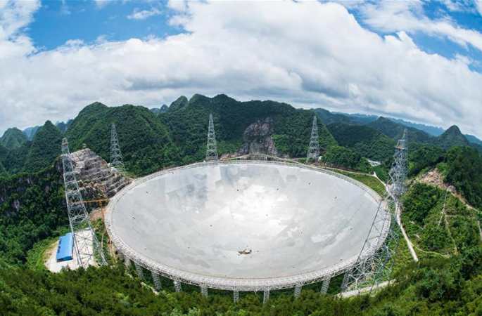 세계 최대 단구경 전파망원경 전망대 초보적으로 준공