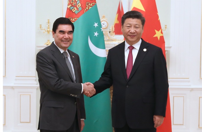 시진핑 주석 투르크메니스탄 대통령과 면담