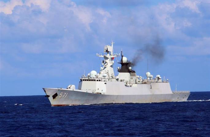 중국 해군, 남중국해서 실전부대 대항훈련 진행