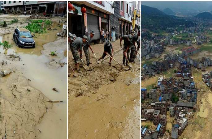 푸젠 민칭: 홍수 범람해, 10명 사망 11명 실종