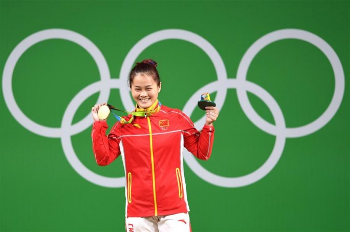[리우 올림픽] 역도 여자 63kg급, 中선수 덩웨이 세계신기록으로 금메달