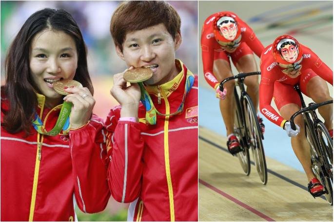 [리우 올림픽] 중국, 트랙 사이클 여자 단체 스프린트 新 세우고 금메달