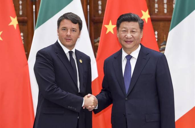 [줌인 G20] 시진핑, 마테오 렌치 이탈리아 총리 회견