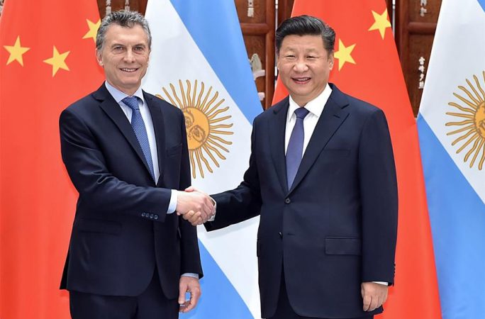 시진핑, 마크리 아르헨티나 대통령 회견