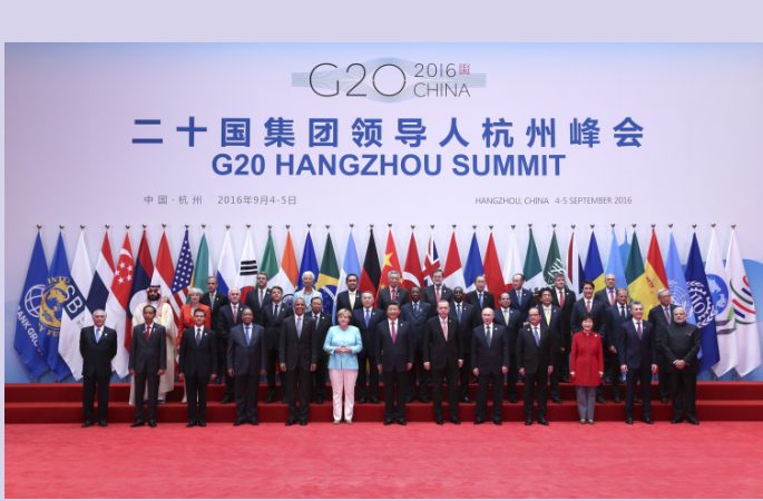 G20 항저우 정상회의 개최, 시진핑 中 국가자석 회의 주재 및 개막사 발표(포토)