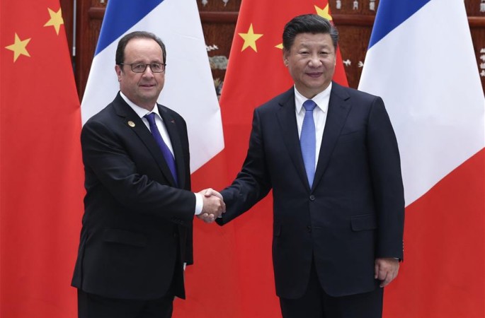 시진핑 中 국가주석, 올랑드 프랑스 대통령 회견