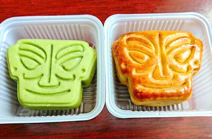 쓰촨 싼싱두이박물관, 귀여운 청동 가면 월병 공개