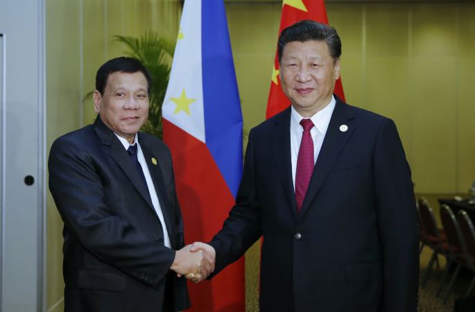 시진핑 中 주석, 두테르테 필리핀 대통령 회견