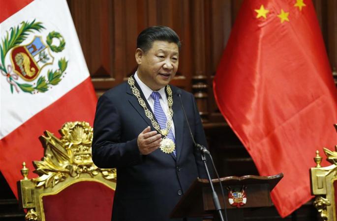 시진핑 中 국가주석, 페루의회에서 중요 연설 발표