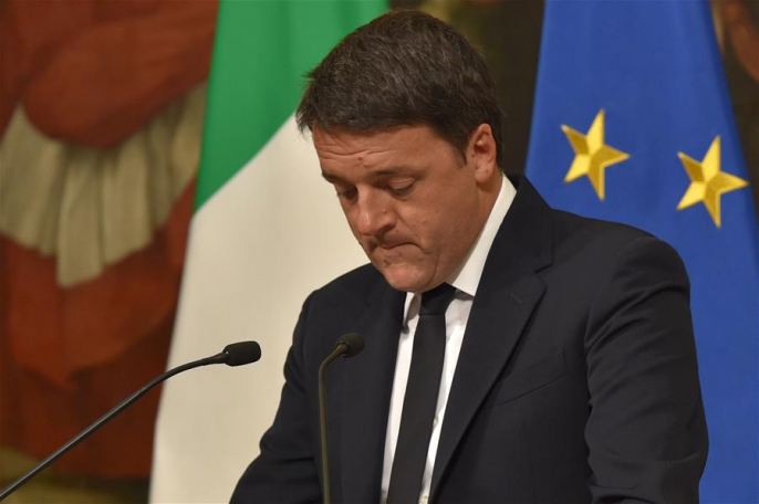 렌치 이탈리아 총리 사퇴 선언