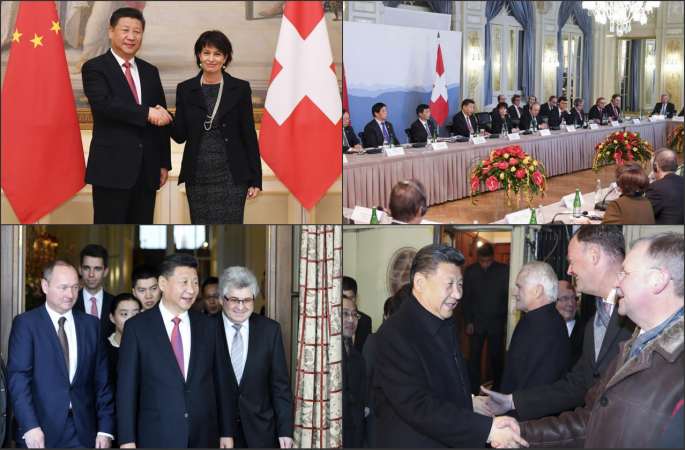 시진핑 주석 스위스 방문 둘째 날 하이라이트