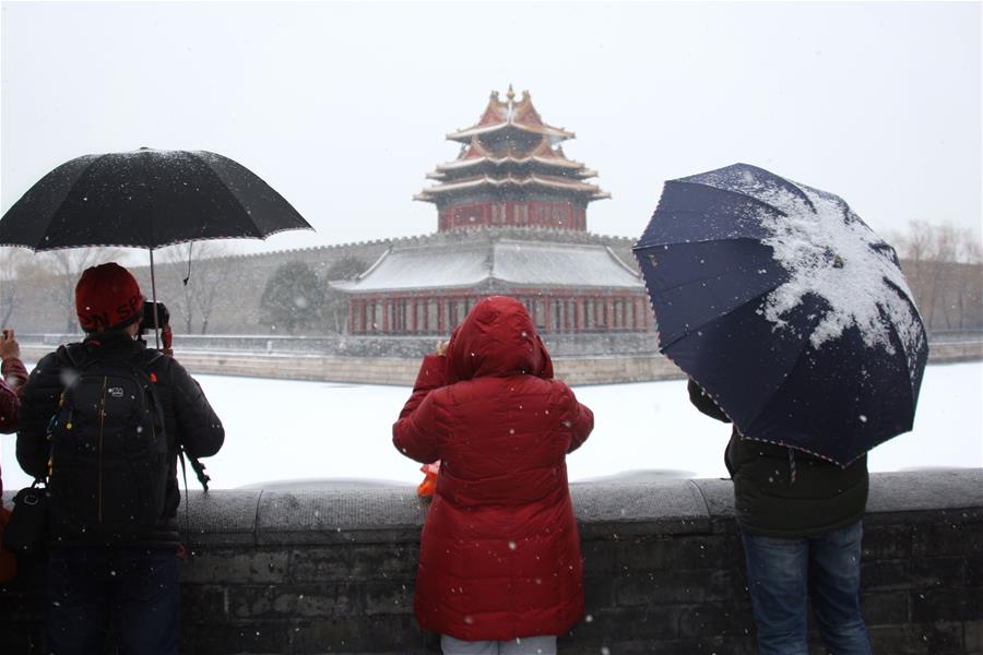 눈이 내린 베이징