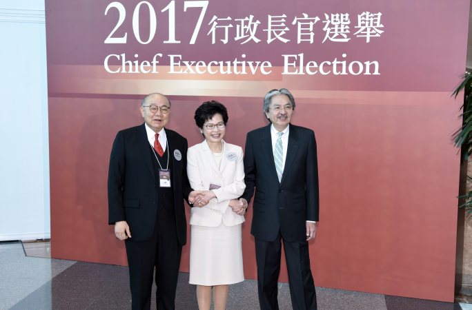 홍콩특별행정구 제5대 행정장관선거 투표 시작
