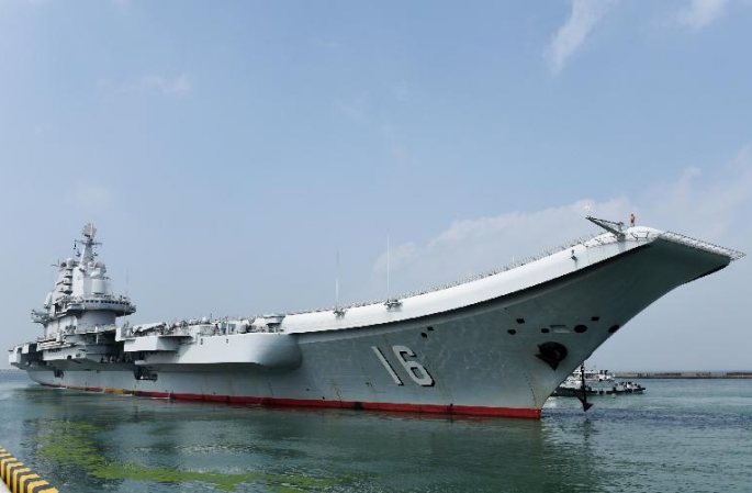 中 해군 항모 편대, 구역간 기동 훈련 임무 돌입